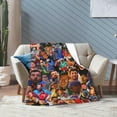 thumbnail image 5 of Blanket Adam Actors Sandler Throw Flannel Blankets Warm Soft Cozy Fuzzy Blanket for Bed Sofa Couch Camping Travel Gift Blankets for All Seasons 40""x30"", Black, 5 of 6