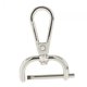 thumbnail image 5 of Swivel Snap Hooks Replacement DIY Crafts Trigger Clips Swivel Lobster Clasps 25mm Silver, 5 of 5