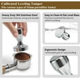 thumbnail image 2 of 51mm Espresso Tamper Espresso Accessories Kit: Espresso Tamper Set, Coffee Tamper Espresso Tools Barista Tools | Espresso Kit Fits Espresso Coffee Machines of 51mm Portafilters, 2 of 6