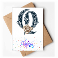 thumbnail image 1 of Letter Shaped Flowers Open Welcome Back Greeting Cards Envelopes Blank, 1 of 3