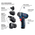 thumbnail image 3 of Taladro/destornillador BOSCH GSR12V-140FCB22 Sistema Flexiclick 5 en 1 de 12 V, 3 of 7