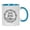 Blue, variant on Inkdotpot Enjoy Your Coffee 11 Oz Ceramic Coffee Mugs Great For Bride Funny Novelty Gift For Coffee Lover-Black