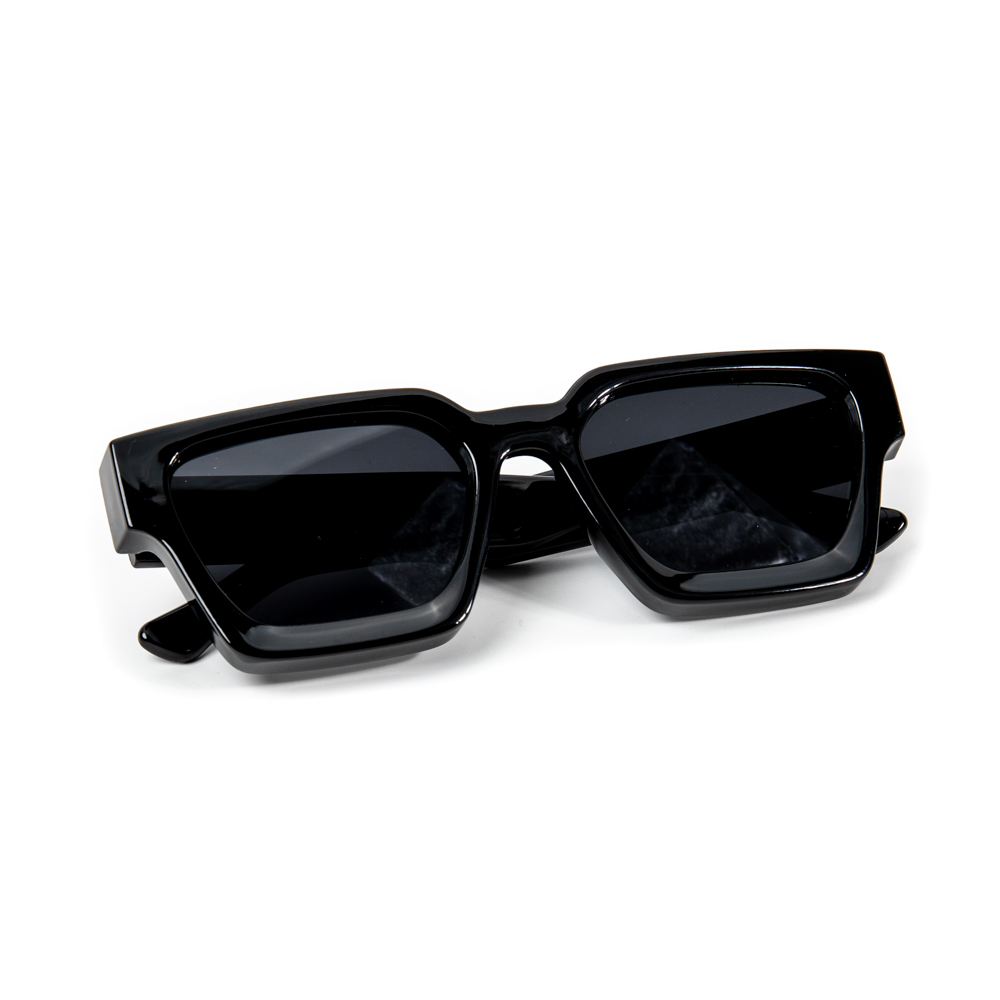 Street Knitted UV Protection Hip Hop Fashion Sunglasses, Black, Men's