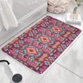 thumbnail image 3 of Colorful Tribal Pattern Flannel Non Slip Door Rugs,Washable Door Mats Indoor,Decorative Door Mats,Dirt-Resistant and Absorbent Doormat for Entrance,Bedroom,Kitchen,Bathroom,23.5x16in(60x40cm), 3 of 5