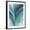 Black Frame, variant on Art.com Big Blue Leaf II Art Print by Jodi Fuchs, 24" x 32"