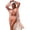 Orange, variant on 3 Pc Swimsuit for Women Multi-Color Printed Split Design Bikini Set with Removable Pads for Women