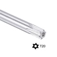 thumbnail image 3 of Unique Bargains Clé Torx Star Anti-Inviolable T20, Bras en L de 4,5 Pouces, Acier CR-V 2 Pack, 3 of 5