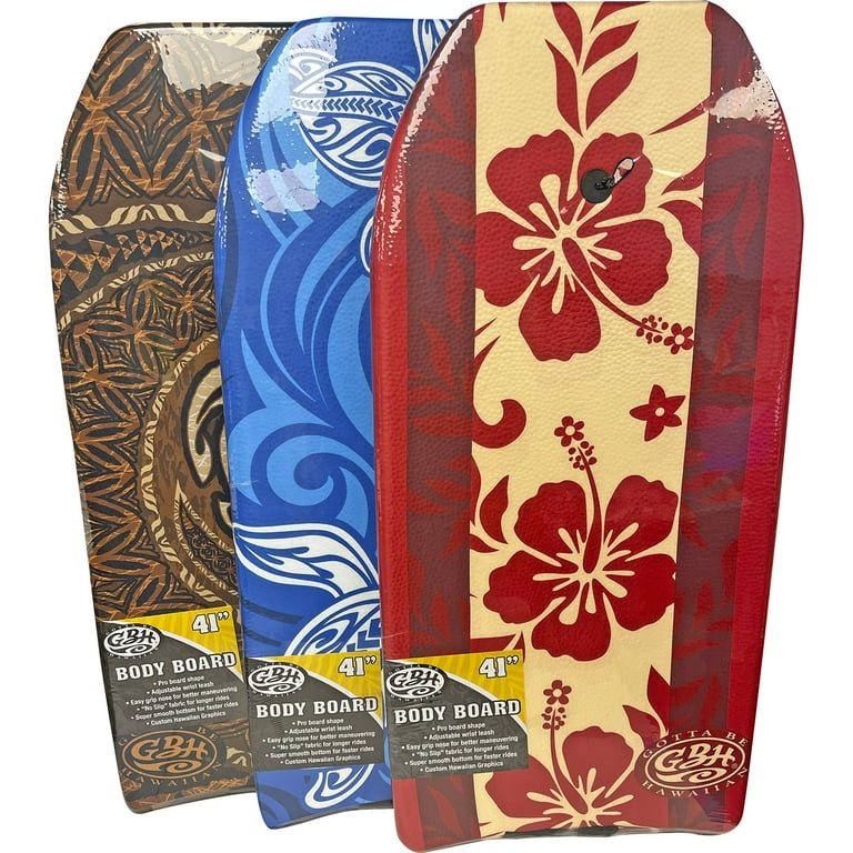 Gotta Be Hawaiian 41 Inch Body Board with Tribal Turtle Designs