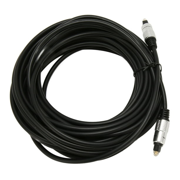 Cable De Sonido óptico, Cable De Fibra óptica De Sonido Digital Conector Chapado En Oro Seguro Carcasa De aleación De Aluminio Estable Para TV