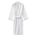 thumbnail image 4 of Men'S Bathrobes Men Robes Lightweight Waffle Robe Robes Lightweight Summer Home Clothes, Long Styles, Yukata Robe For White Bathrobes, 4 of 4