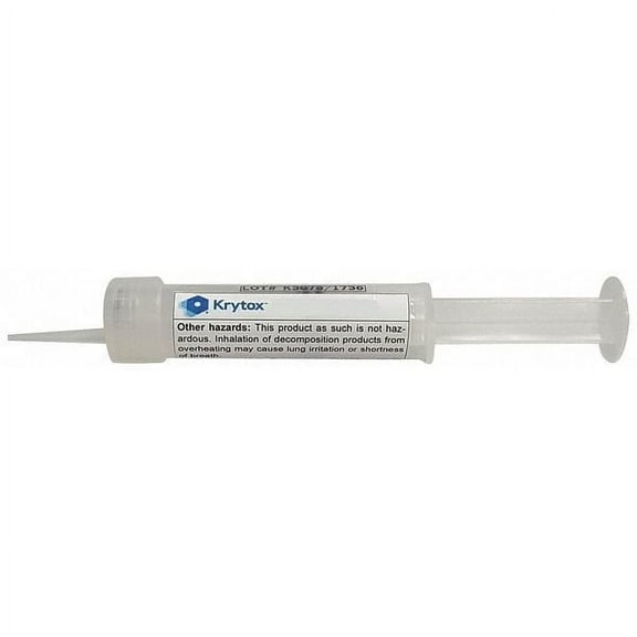 Krytox Lubricant, 0.5 oz., Syringe, PFPE, Colorless LASGPL105