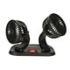 thumbnail image 2 of Ventilador de refrigeración para coche de 5V, puerto USB, doble cabezal, silencioso, circulador de aire portátil giratorio de 360 ° para camión, furgoneta, SUV, RV, ATV, barco, 2 of 8