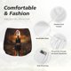 thumbnail image 4 of Balery Western Rainy Desert Cowboy Pantalones cortos deportivos para mujer con forro y dos bolsillos, elásticos, para entrenamiento, gimnasio, yoga-X-Large, 4 of 7