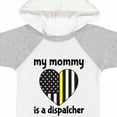 thumbnail image 4 of Inktastic Dispatcher Mom Emergency Gold Line Flag Boys or Girls Baby Bodysuit, 4 of 5
