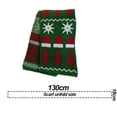 thumbnail image 2 of Bufanda navideña Bufanda de punto jacquard de moda invernal, 2 of 6