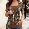 thumbnail image 2 of Active Tops Women Athletic Tops for Women Long Sleeve Tan Raglan Shirt Women Casual Womens Tops Short Sleeve Long Sleeve Layering Tops for Women Tee Tops Women Undershirt Tops for Brown XL, 2 of 4