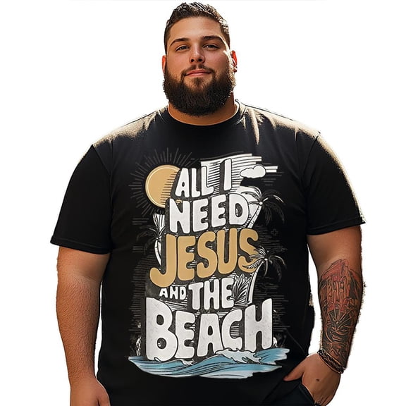 Big and Tall T Shirts Men Graphic Tee Shirt Short Sleeve Plus Size 3XLT T0 5KPO W03