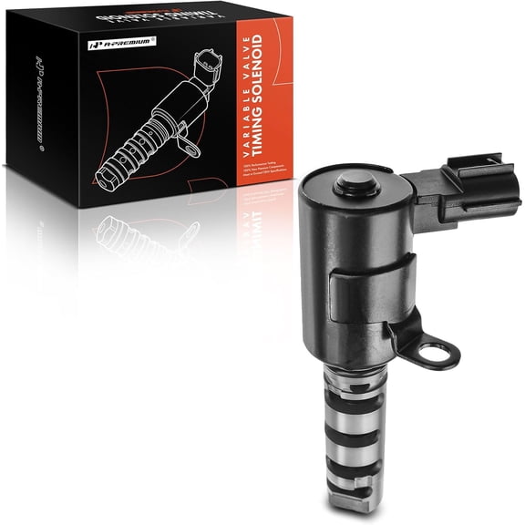 A-Premium Engine Variable Valve Timing (VVT) Solenoid Compatible with Hyundai Accent Kia Rio Rio5 2006 2007 2008 2009 L4 1.6L, Replace# 24355267032 2435526710