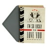 Hallmark Romantic Father's Day Card for Husband or Significant Other (Disney Mickey and Minnie Mouse)