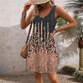 thumbnail image 5 of Karight Womens Tank Dresses Floral Graphic Print Sleeveless Short Mini Dress Beach Sundress with Pockets Vacation Outfit, 5 of 7