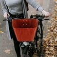 thumbnail image 4 of TABLZONE Plastic Bike Handlebar Basket Light Brown Waterproof 1 Set, 4 of 6