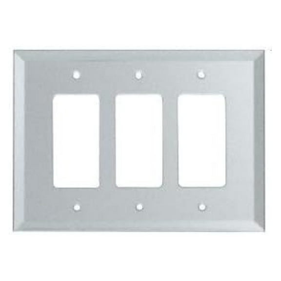 3X Decora Glass Mirror Plate - Clear