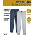 thumbnail image 6 of Lee Boys' Sweatpants - 2 Pack Basic Cozy Active Fleece Jogger Pants with Pockets (4-20), 6 of 7