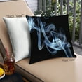 thumbnail image 1 of Ahgly Company Abstract Smoke Outdoor Throw Pillow, 18 inch by 18 inch, 1 of 6