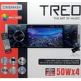 thumbnail image 3 of Estéreo Pantalla 1 DIN 4' Treo CINEMA54 Bluetooth Cámara de reversa Cara Fija, 3 of 6