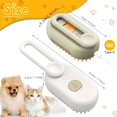 thumbnail image 2 of ACDANC 2026 New Cat Brush Cloud Care Pet Brush Cats Brush Defur Comb for Cats Dog (White) for Grooming, Shedding Control, Detangling, Daily Pet Care, Home Use., 2 of 7