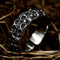 thumbnail image 2 of ZMY Home Stainless Steel Skull Ring with Fifteen Mini Skulls in a Circle (11), 2 of 6