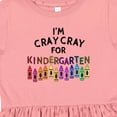 thumbnail image 4 of Inktastic I'm Cray Cray for Kindergarten Fun Crayons Girls Toddler Dress, 4 of 5