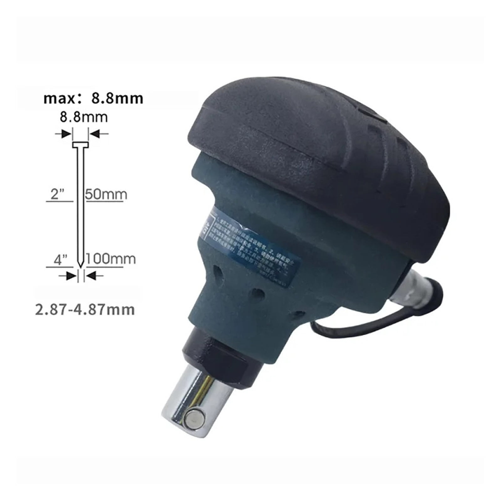 Pneumatic Nail Hammer Mini Air Palm Nailer Gun Woodworking Automatic Impact Hammer Tool 5.5-7BAR ,Easy to Use