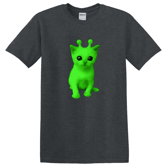 Gnarp Cat Alien Brainrot Graphic T-Shirt