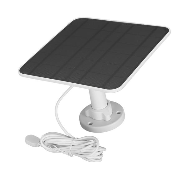 Solar Panel for Arlo Pro 3 Pro 4 Pro 5S Ultra Ultra 2 Go 2 Floodlight Camera, 6V 12W Solar Panel Charging IP65 Weatherproof 9.8ft Cable, 360 Adjustable Wall Mount