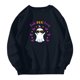 thumbnail image 4 of Gibobby Sudadera de mujer Sudadera de Cuello Redondo Sudadera de algodón para Mujer Sudadera Ligera Sudadera para Mujer(Negro,CH), 4 of 4