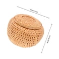 thumbnail image 2 of TEHAUX 1Ud Bote De Bambú Para Almacenamiento En Casa Ideal Para Dulces Té Y Llaves, 2 of 6