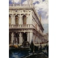 thumbnail image 2 of Sargent, John Singer 23x32 Gold Ornate Wood Framed with Double Matting Museum Art Print Titled - The Libreria, Venice, 1902-04, 2 of 4