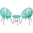 thumbnail image 1 of Songmics 3-Piece Acapulco Patio Furniture Set, Green, 1 of 7