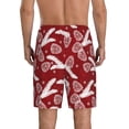 thumbnail image 4 of Lsque Christmas Holiday Pinecone Mens Sleep Pajama Shorts,Short Pajama Pants, Cotton Ultra-Soft Knit-3X-Large, 4 of 9