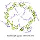 thumbnail image 3 of Enredaderas de Flores Artificiales, Decoración de Seda de 1,8 Metros, 4 Hebras de Glicina para Bodas, Impresionante Arreglo Floral Colgante para El Hogar, Ceremonias Al Aire Libre y Fondos de Fiesta., 3 of 7