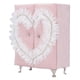 thumbnail image 2 of Armario para casa de muñecas, accesorio para muebles, pelusa rosa, diamantes de imitación, bonito mini armario, joyero para niñas., 2 of 14