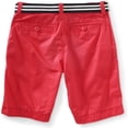 thumbnail image 2 of Shorts chinos casuales Aeropostale con cinturón de longitud clásica para hombre rosa 29, 2 of 2