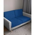 thumbnail image 3 of Pure Navy Blue Couch Cushion Covers Stretch, Washable Sofa Seat Covers Individual Seat Cushion Sofa Slipcovers Simple Solid Color Couch Cover Furniture Protector M-1PCS, 3 of 7