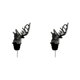 thumbnail image 2 of Inteprter Vertedor de vino Vertedor en forma de animal Boca de vino no deformable para el hogar Restaurante Hotel, Negro No.02 2piezas Inteprter CBP147151, 2 of 6
