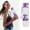 F, variant on FSAGAE Personalized A Z Letter Water Bottle 1L Top Direct Drinking Bottle with Carrying Strap Frosted Outdoor Sports Cup for Lovers Purple