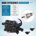 thumbnail image 2 of Bomba de agua ECO-WORTHY 42 Series 12V 3.5GPM 55PSI para RV, 2 of 7