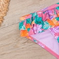 thumbnail image 5 of Kukoosong Girls Swimsuit Little Girl Bikinis Sling Flowers Print Beach Cute Ruffle Suit Multicolor 6-7 Years, 5 of 5