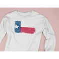 thumbnail image 5 of Old Glory Mens Born and Raised Texas State Flag Long Sleeve Graphic T Shirt, 5 of 6