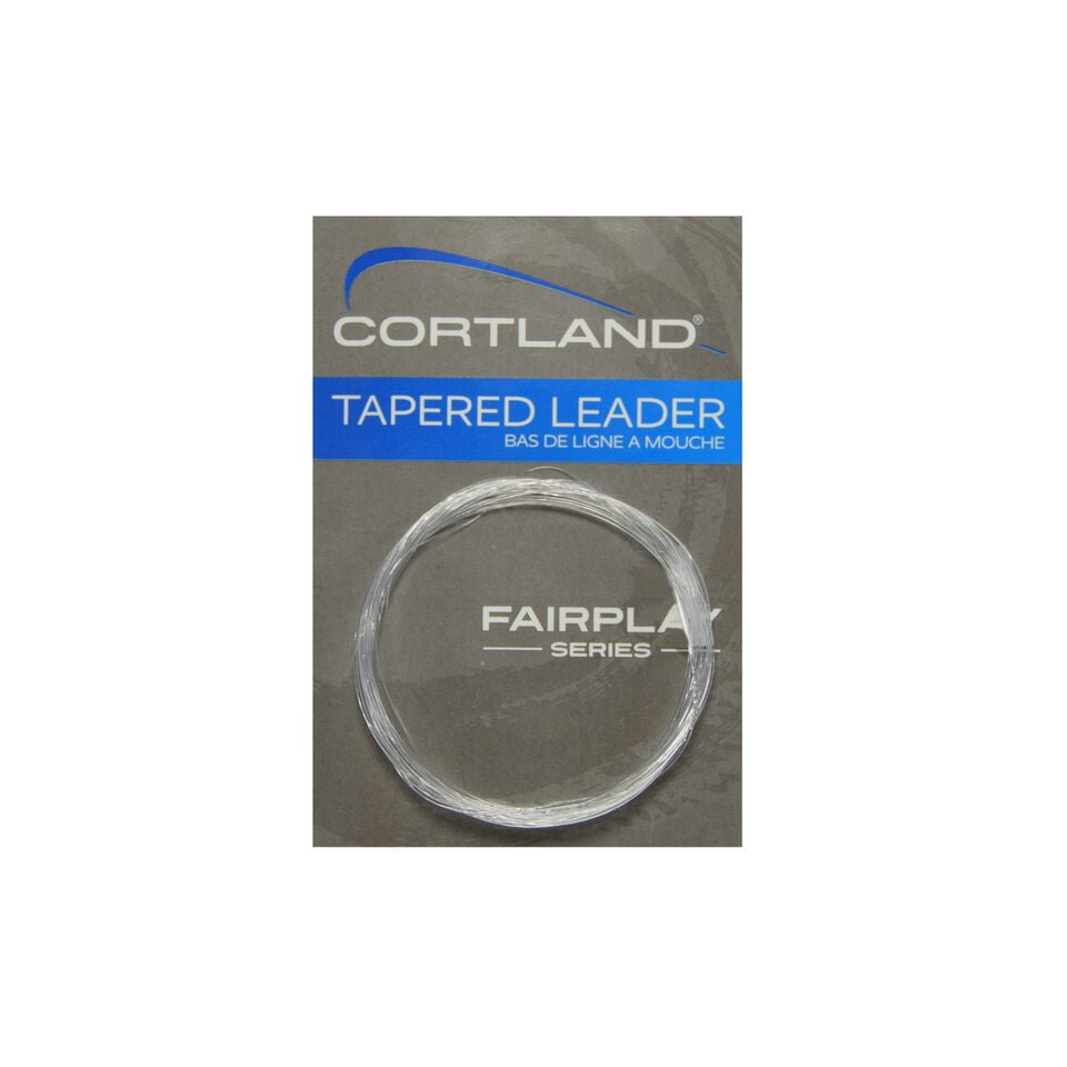 Cortland FairPlay Knotless Tapered Leader 9' 5X Pack of 12 Leaders FREE SHIPPING 